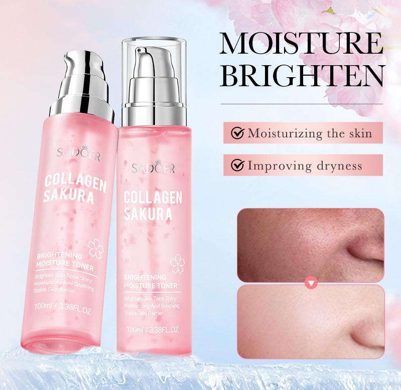 SADOER Collagen Sakura Brightening Moisture Toner – 100ml