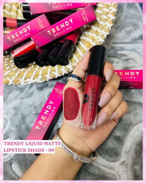TRENDY Beauty Liquid Matte Lipstick.