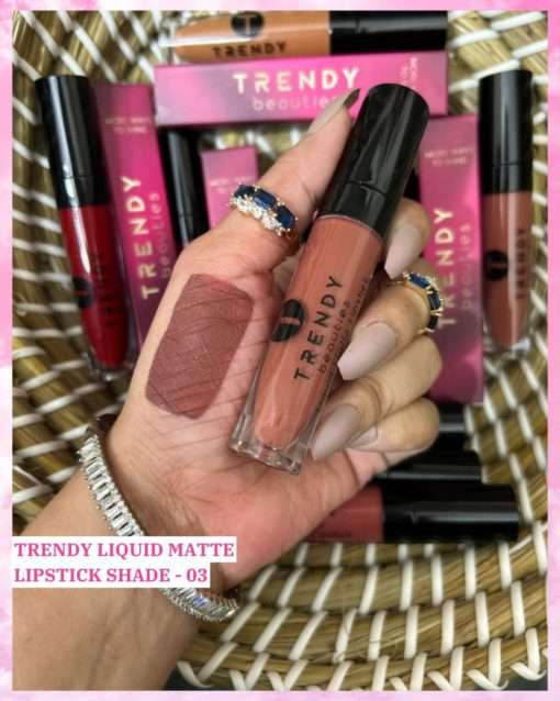 TRENDY Beauty Liquid Matte Lipstick.