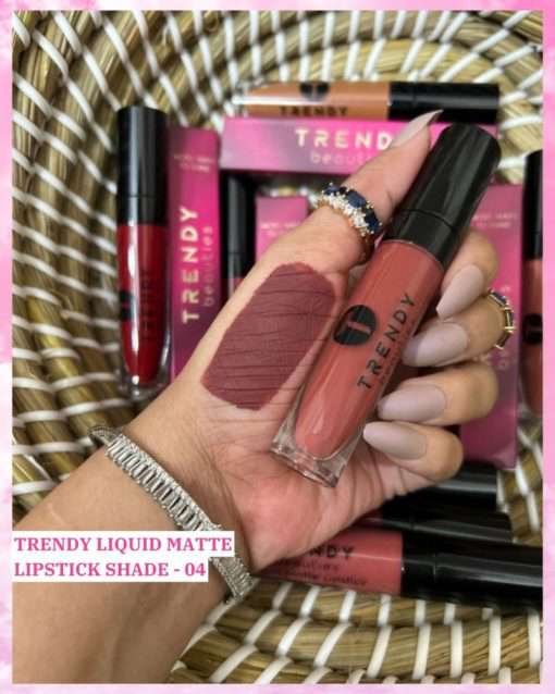 TRENDY Beauty Liquid Matte Lipstick.