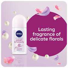 NIVEA Pearl and Beauty Deodorant Roll On – 50ml