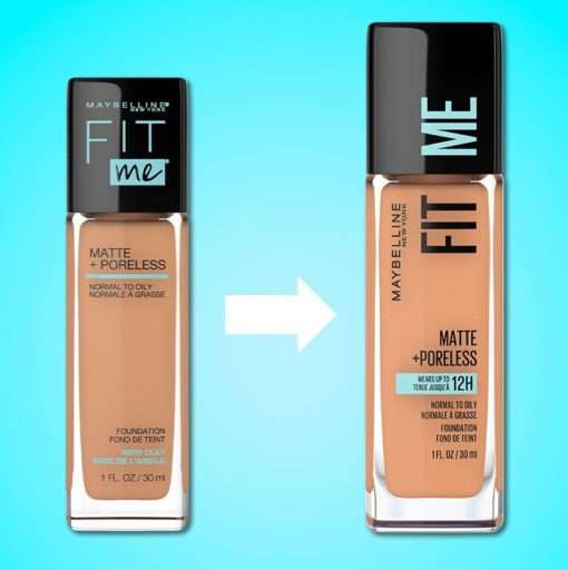 MAYBELLINE Fit Me Matte + Poreless Foundation.