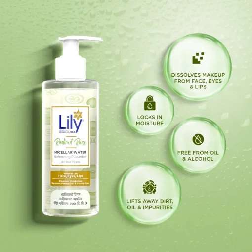 Lily Radiant Rinse Micellar Water – 200ml
