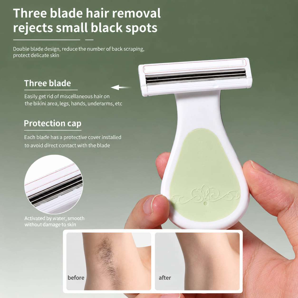 LMLTOP Harrow Knife Razor
