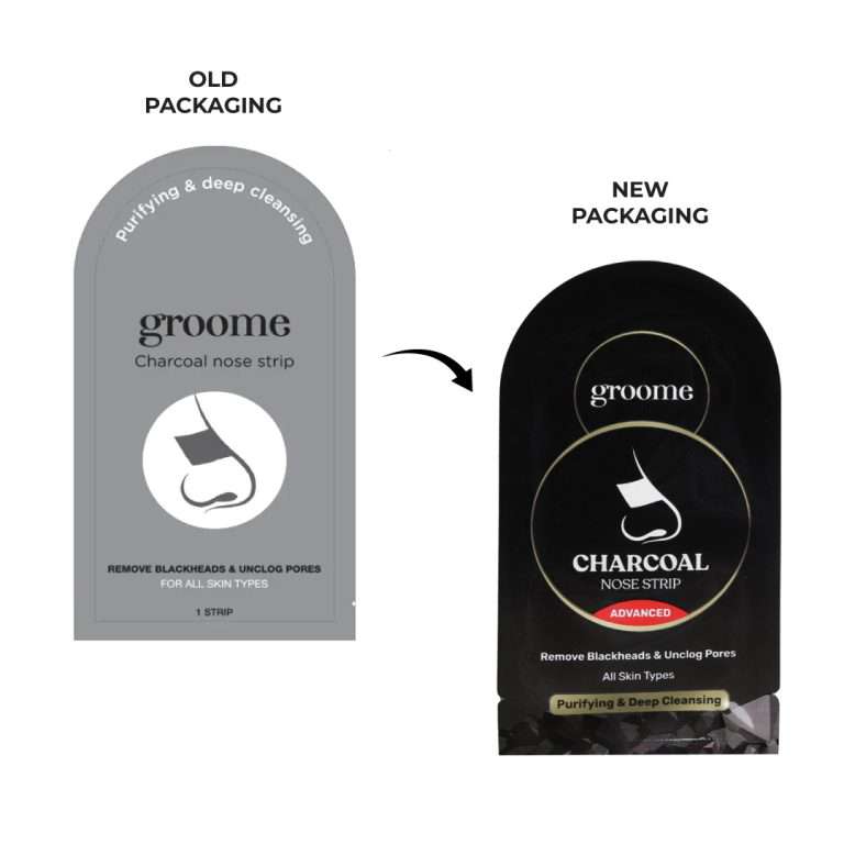 Groome Charcoal Purifying & Deep Cleansing Nose Strip 6 pcs