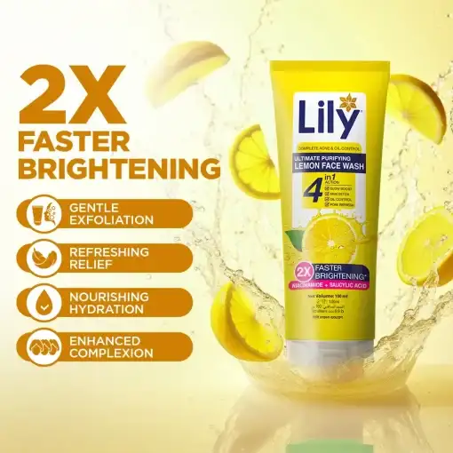 Lily Lemon Facewash 100ml