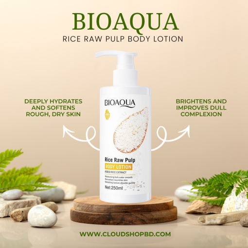 BIOAQUA Rice Raw Pulp Body Lotion 250ml