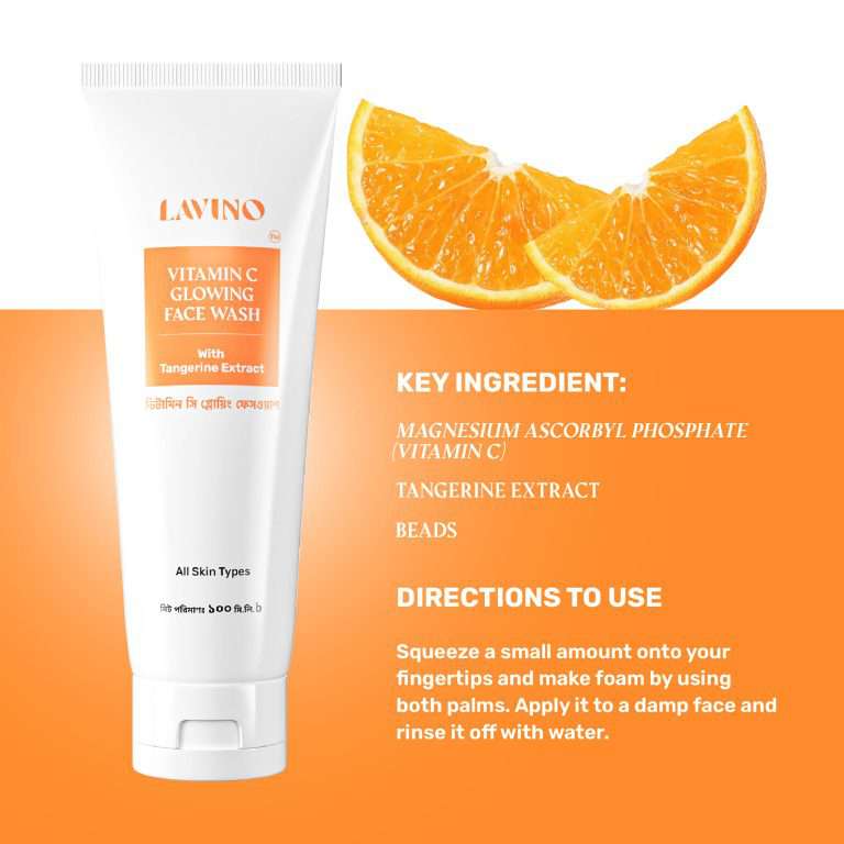 Lavino Vitamin C Glowing Face Wash-100ml