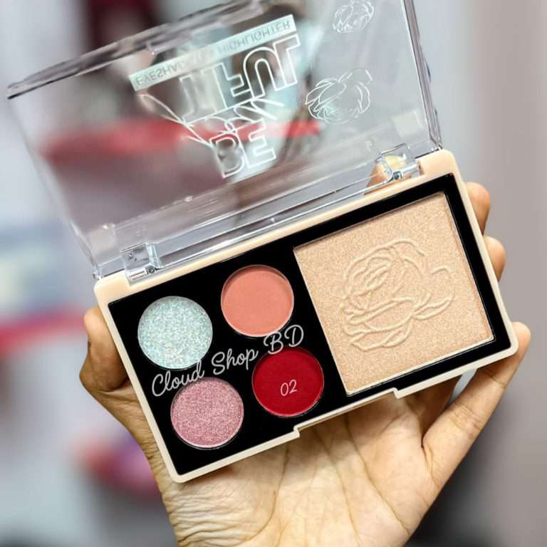 AnyLady Gorgeous 7-color eyeshadow and highlighter palette