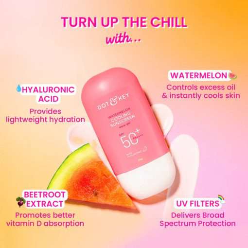 Dot & Key Watermelon Cooling Sunscreen SPF 50+ PA++++ 80g
