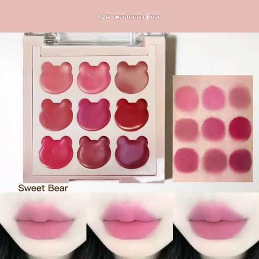 Cappuvini Vibrant Bear 9 colours Lip Clay