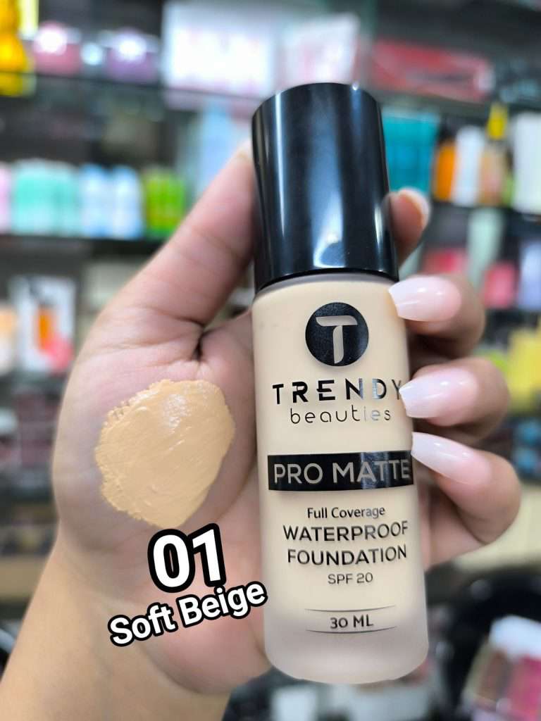 TRENDY beauties Pro Matte Waterproof Foundation with SPF20