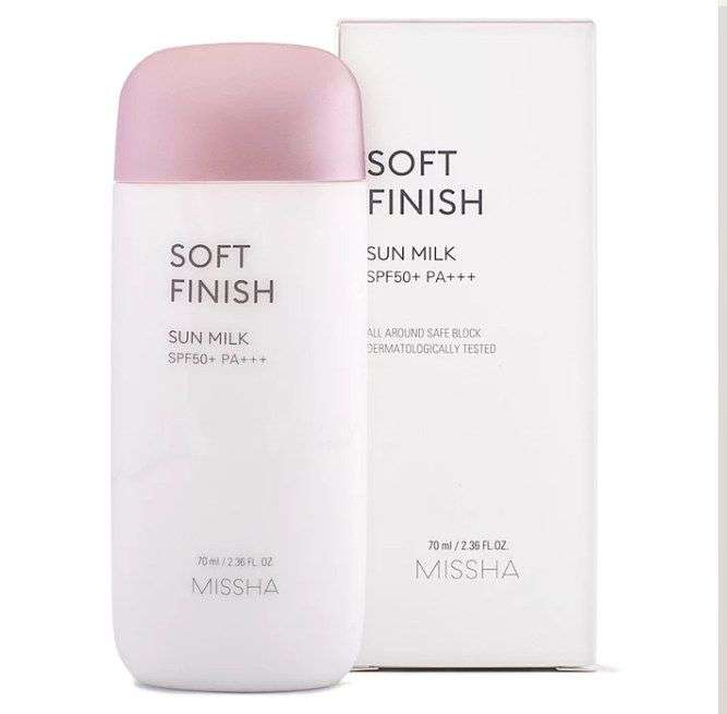 Missha All Around Safe Block Soft Finish Sun Milk (SPF50+ PA+++) 70ml