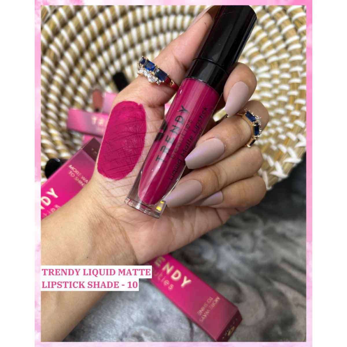 TRENDY Beauty Liquid Matte Lipstick