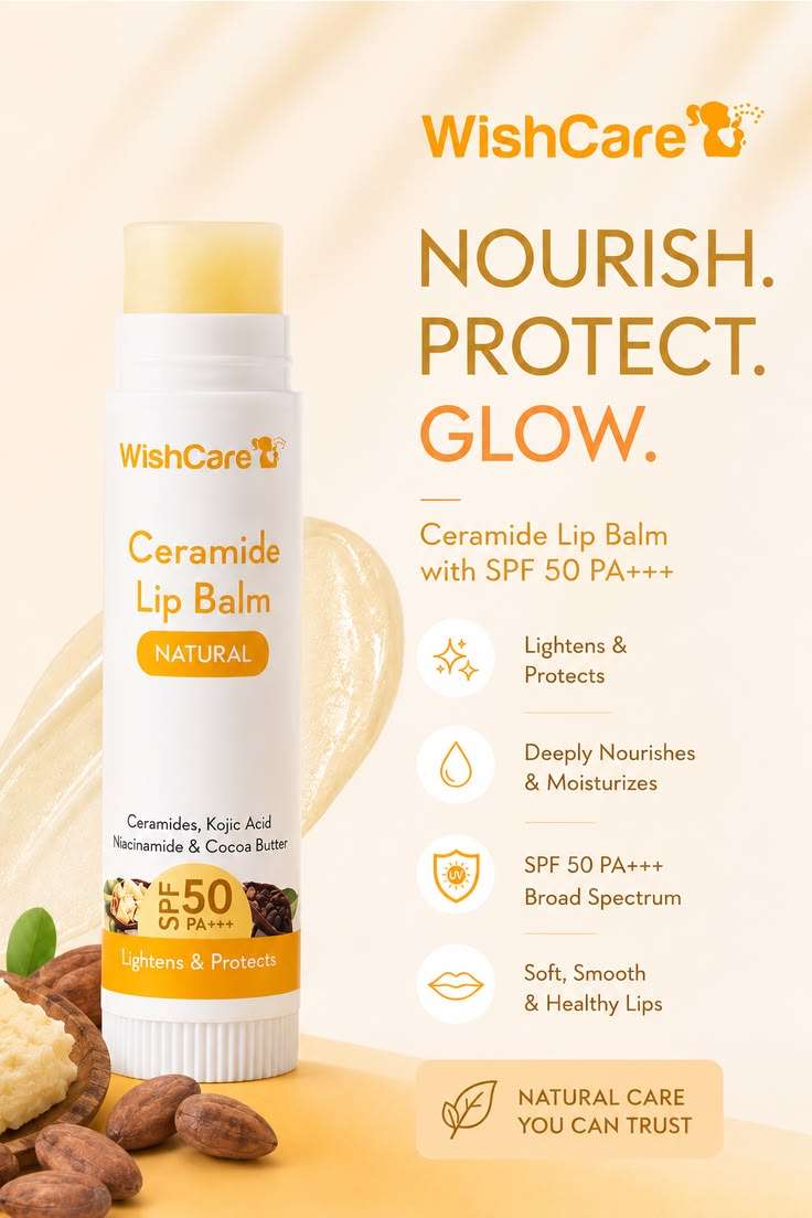 WishCare Ceramide Lip Balm SPF 50 PA++++