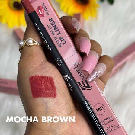 Everly Beauties Matte Me Up 24H Waterproof  Long Lasting Lip Liner Pencil