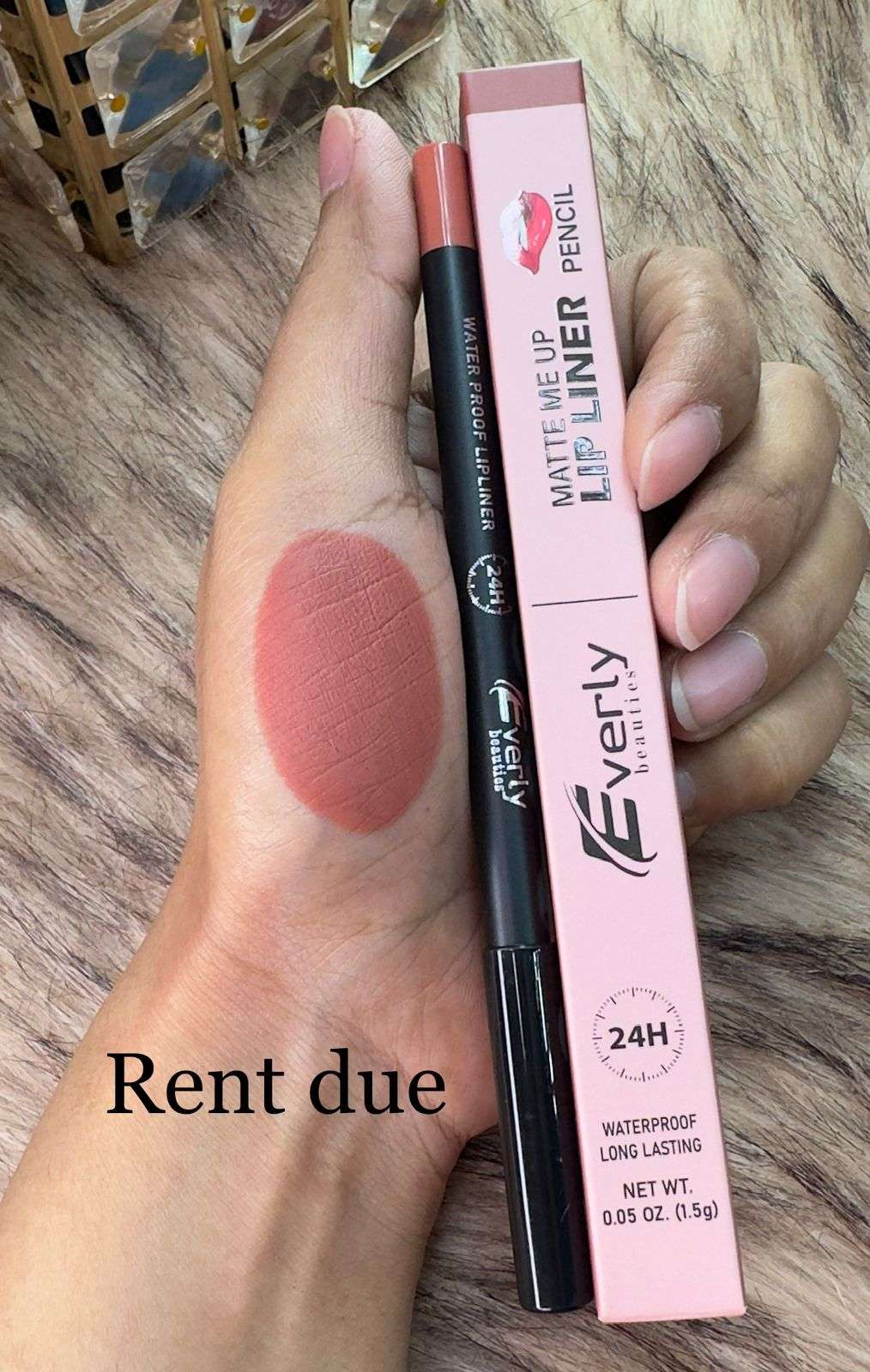 Everly Beauties Matte Me Up 24H Waterproof  Long Lasting Lip Liner Pencil