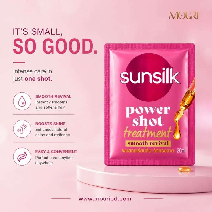 Sunsilk Power Shot Treatment Smooth Revival Hair Mask 20ml