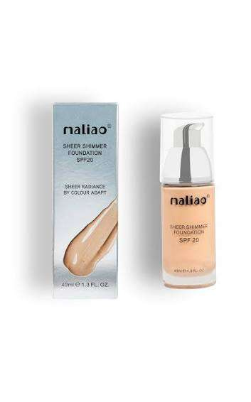 Maliao Sheer Radiance Shimmer Foundation Cream, SPF 20 40ml