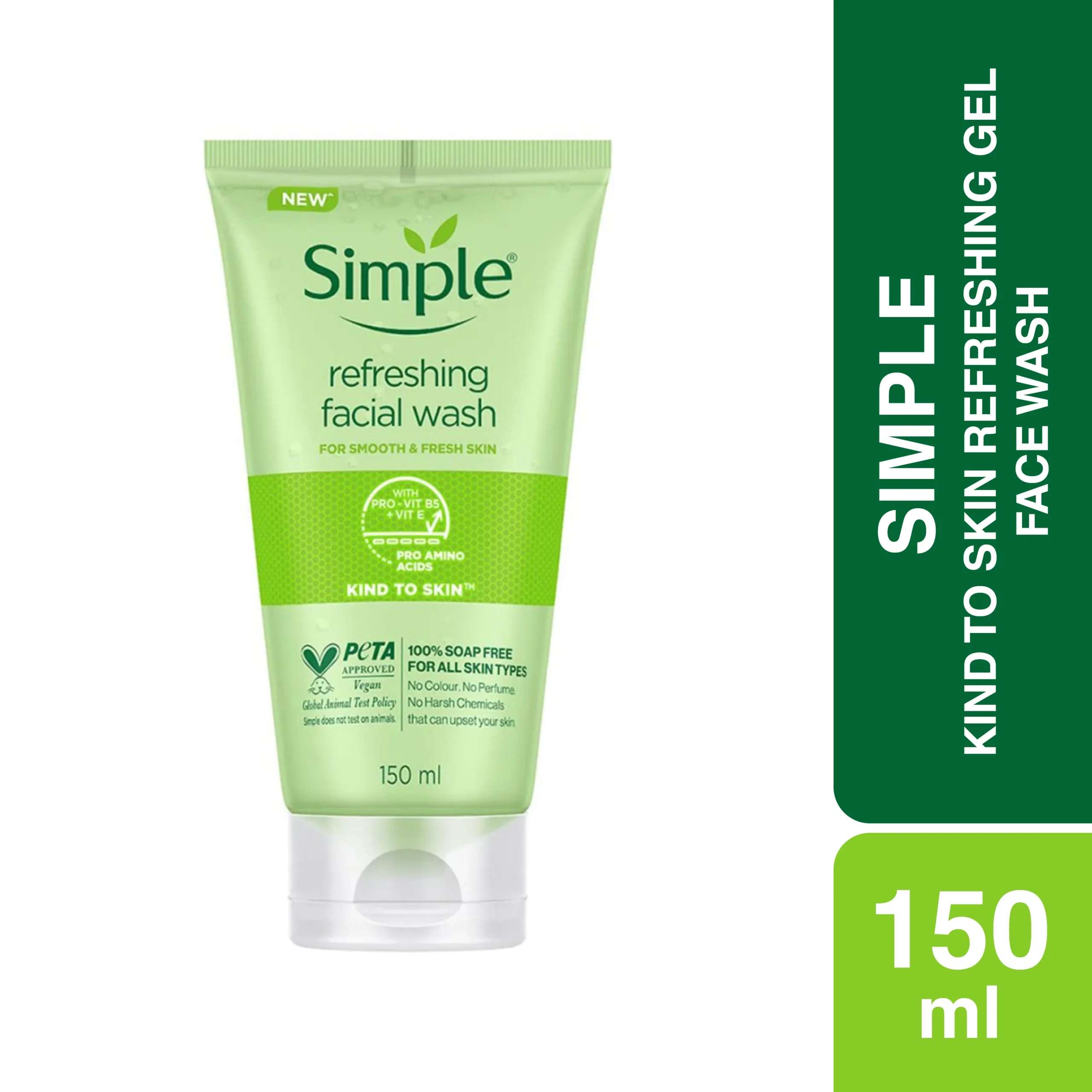 Simple Kind To Skin Refreshing Facial Wash (150ml)