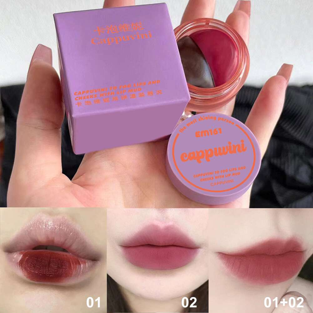 Cappuvini To Fog Lips And Cheeks With Lip Mud