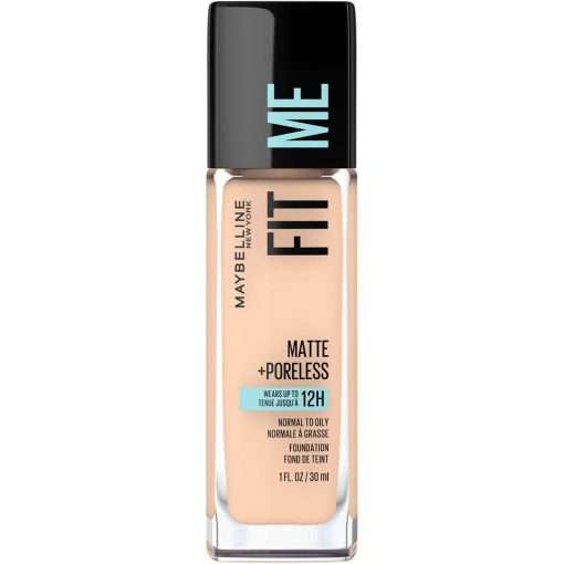 MAYBELLINE Fit Me Matte + Poreless Foundation.
