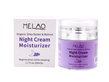 Melao Organic Shea Butter & Retinol Night Cream Moisturizer 50ml