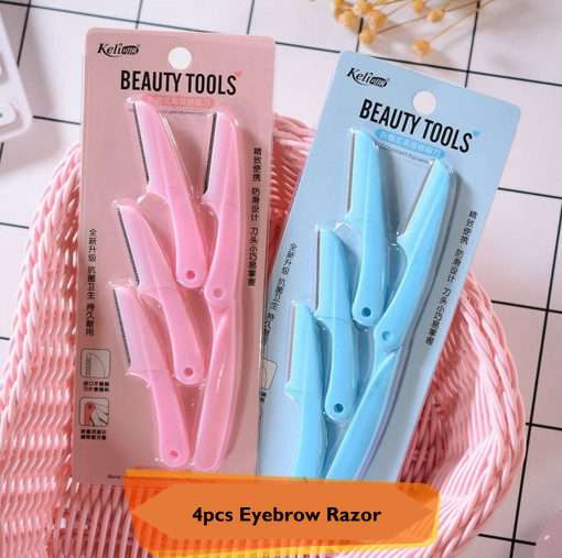 Keli Beauty Tools 4pcs Eyebrow Razor Set