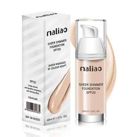 Maliao Sheer Radiance Shimmer Foundation Cream, SPF 20 40ml