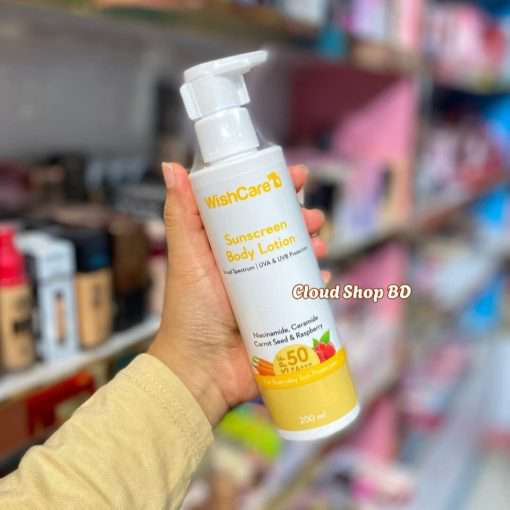 WishCare Sunscreen Body Lotion SPF50 PA+++ (200ml)