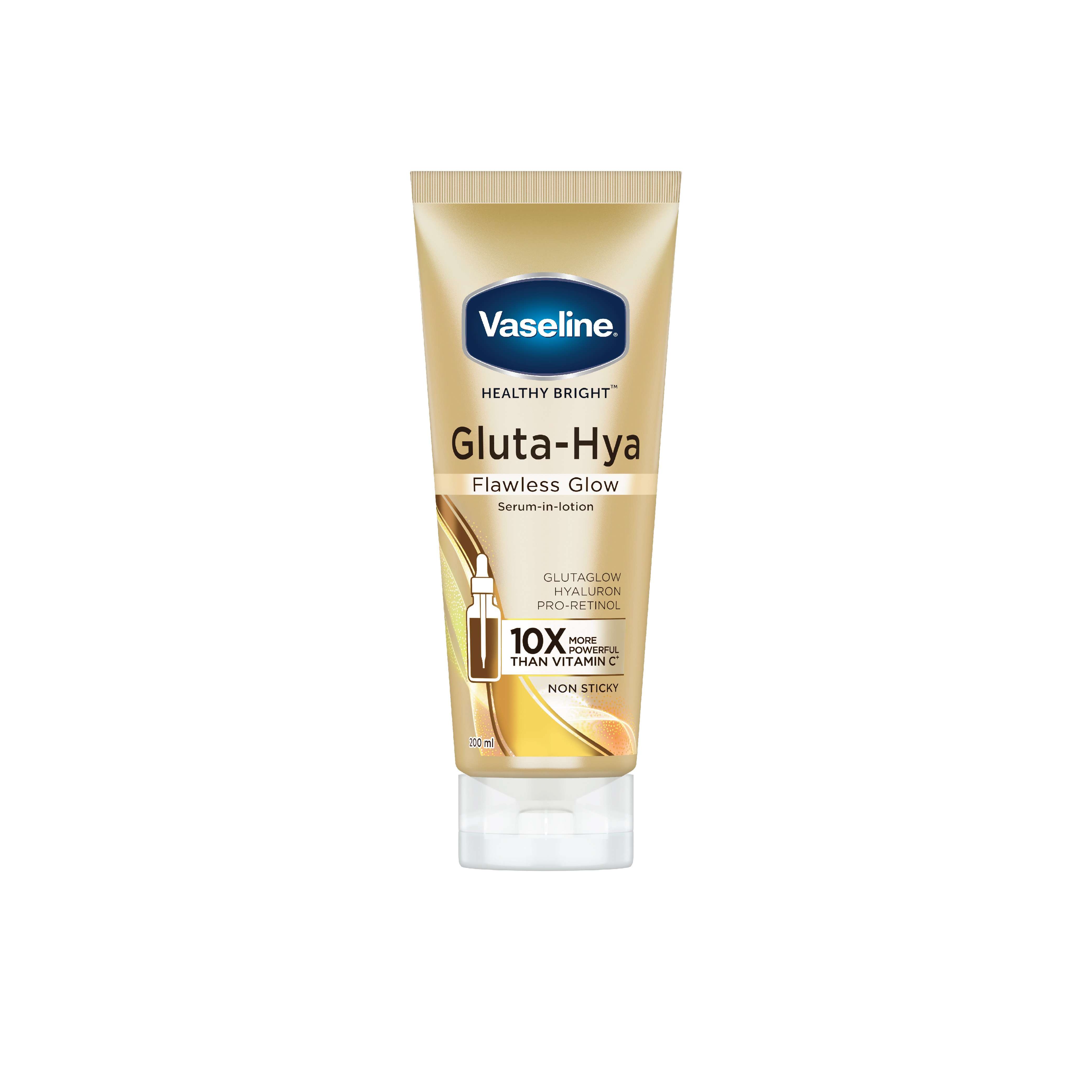 Vaseline Gluta Hya Flawless Glow Serum in Lotion – 200ml
