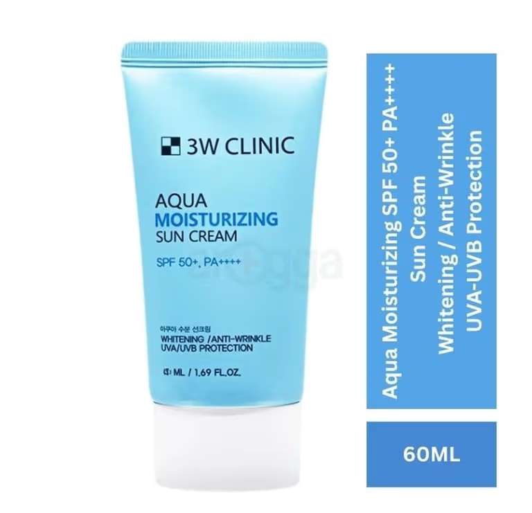 3W Clinic Aqua Moisturizing Sunscreen SPF 50+ PA++++ 60ml
