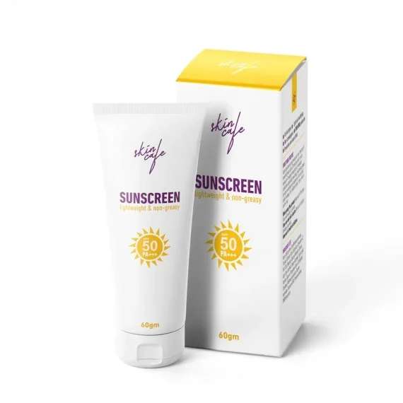 Skin Cafe Sunscreen SPF 50 PA+++ Lightweight & Non-Greasy