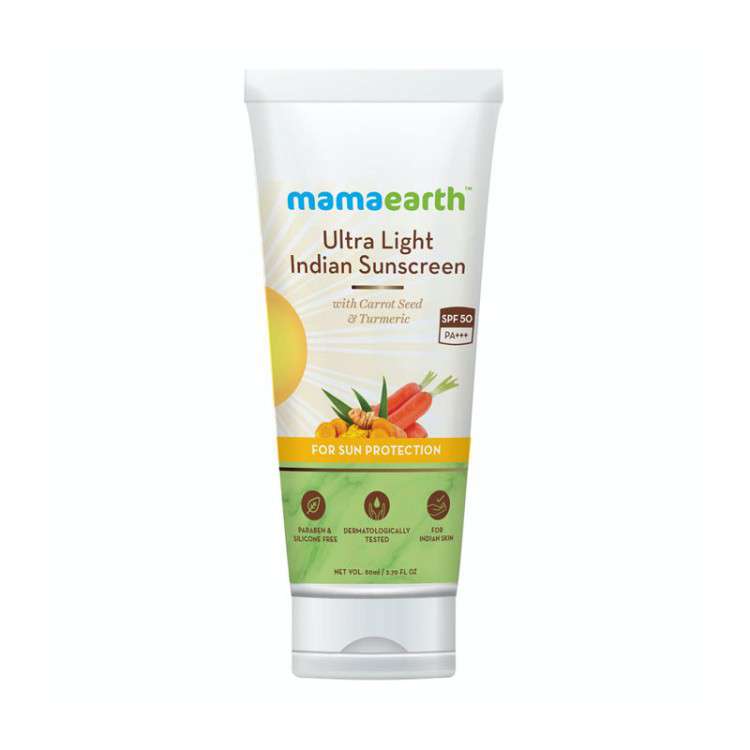 Ultra Light Indian Sunscreen with Carrot Seed, Turmeric and SPF 50 PA+++ –