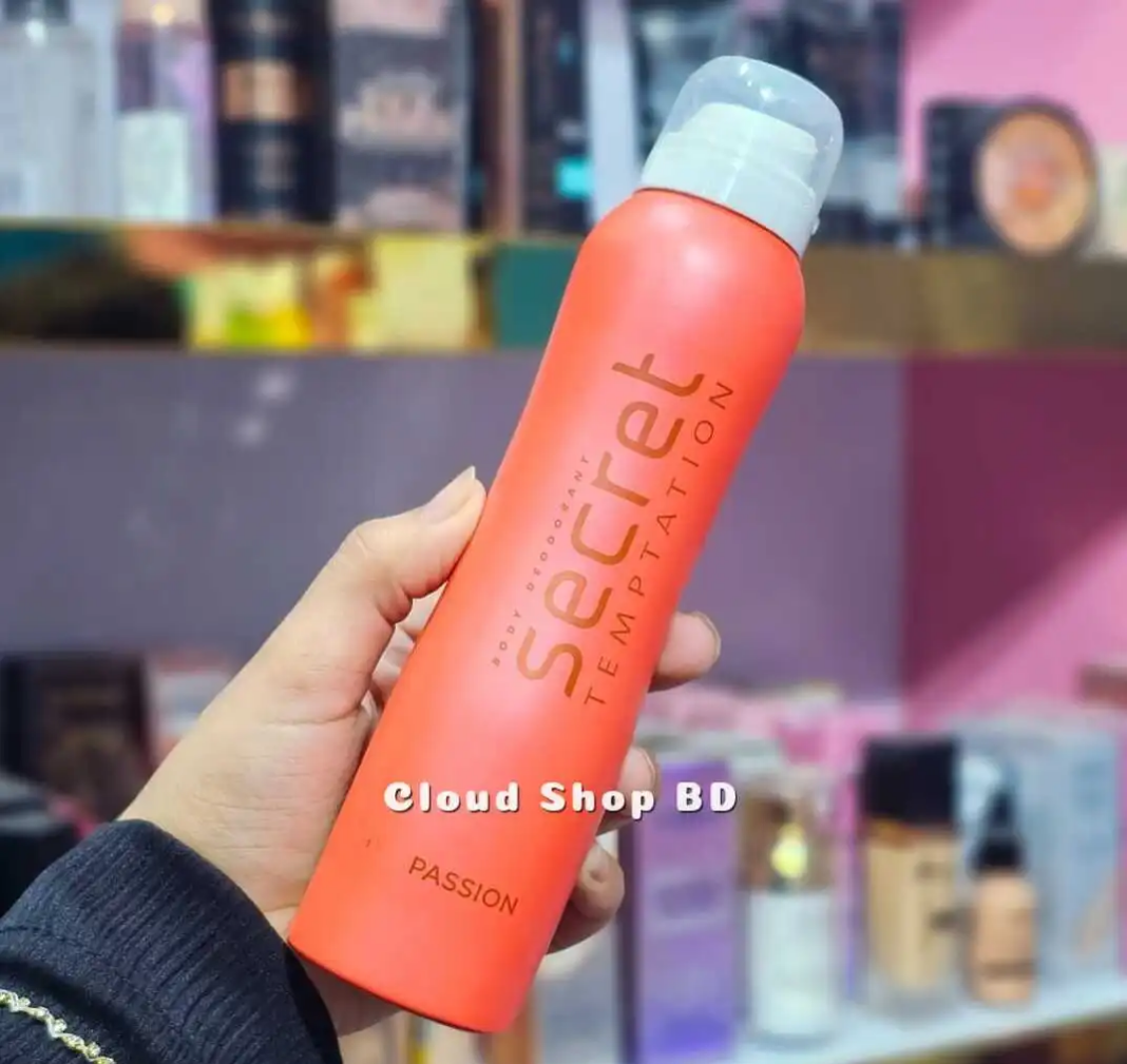 Secret Temptation Passion Deodorant Body Spray for Women