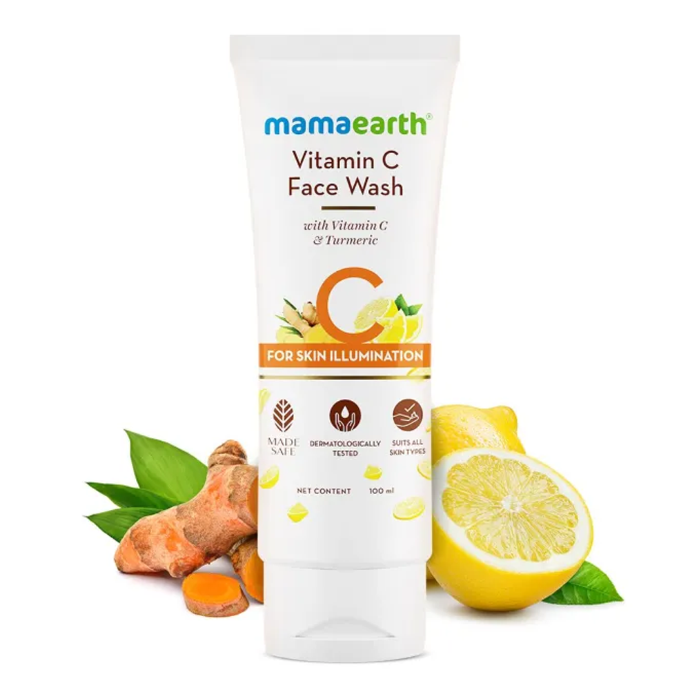 Mamaearth Vitamin C Daily Glow Face Wash With Turmeric – 100ml