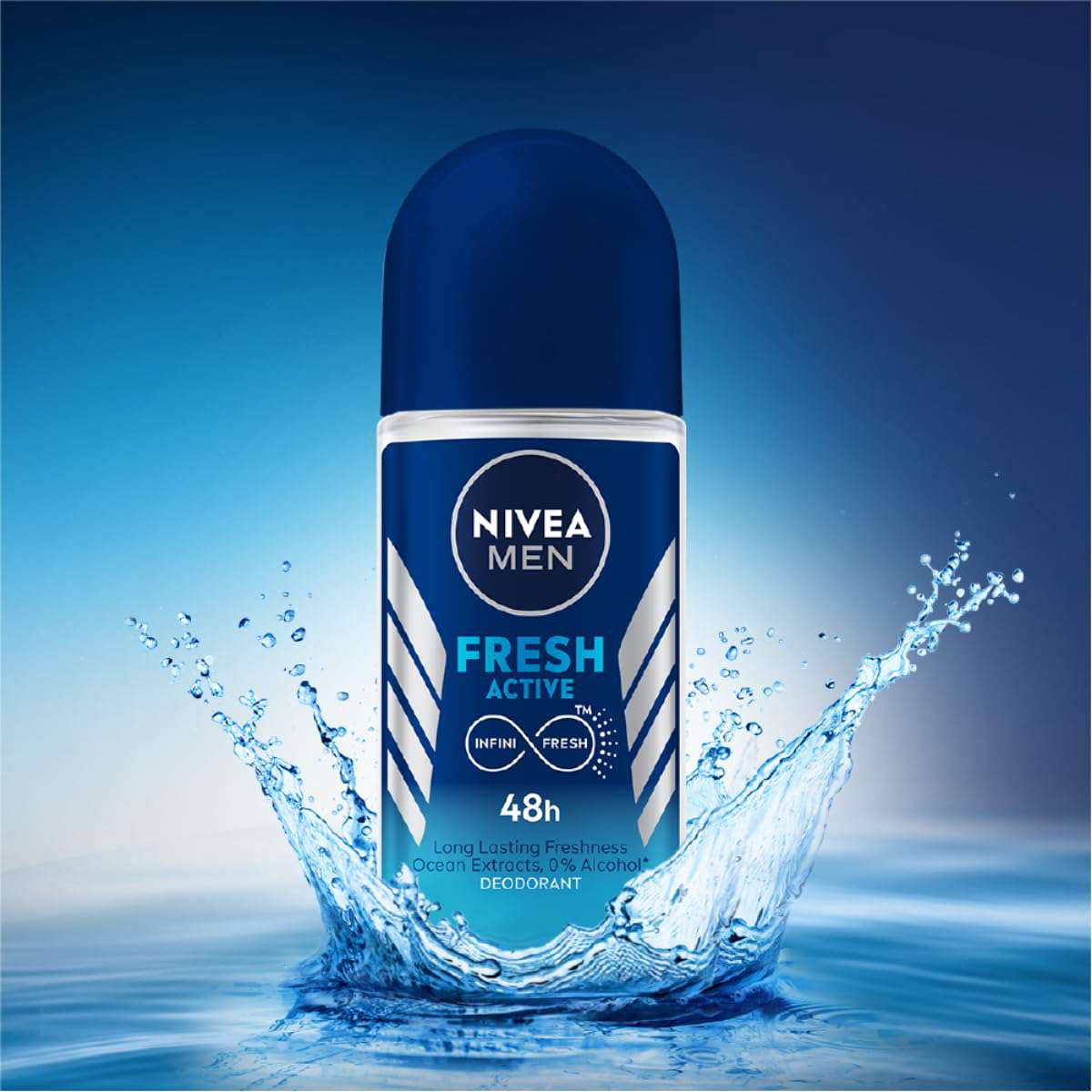 Nivea Men 48h Roll On Fresh Active – 50 ml