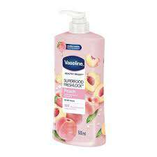 VASELINE Healthy Bright Superfood Freshlock Peach Lotion – 320ml