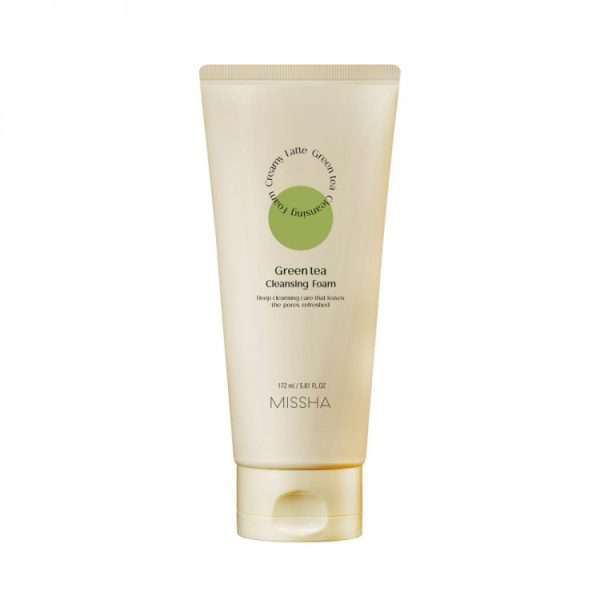 Missha Creamy Latte Green Tea Cleansing Foam