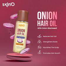 skin’O Onion Hair Oil With Onion Blackseed Hair Regrowth Oil 100ml