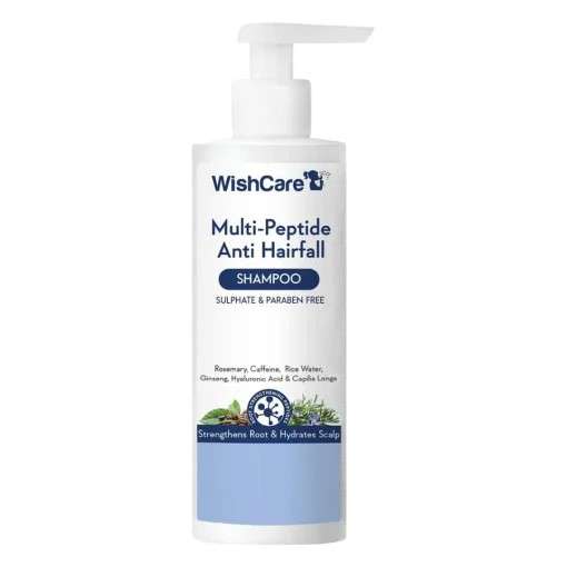 WishCare Multi-Peptide Anti Hairfall Shampoo With Rosemary – 250ml