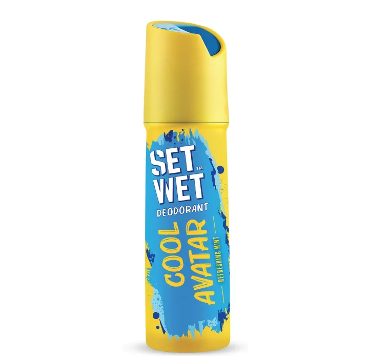 SET WET - Deodorant Spray Perfume Cool Avatar for men - 150ml