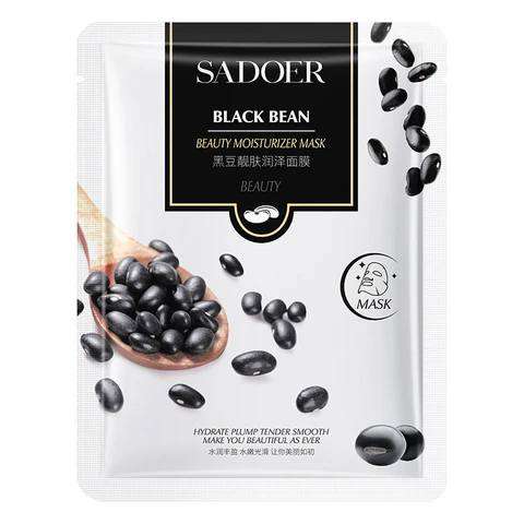 SADOER Black Bean Beauty Moisturizer Facial Sheet Mask