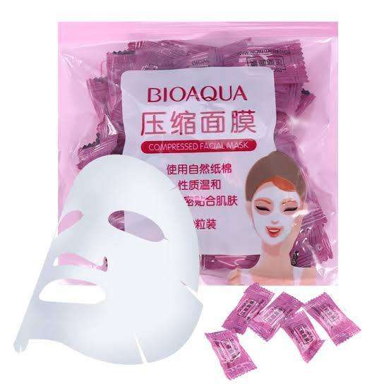 BIOAQUA Compressed Facial Mask